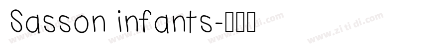 Sasson infants字体转换 Sasson infants字体转换